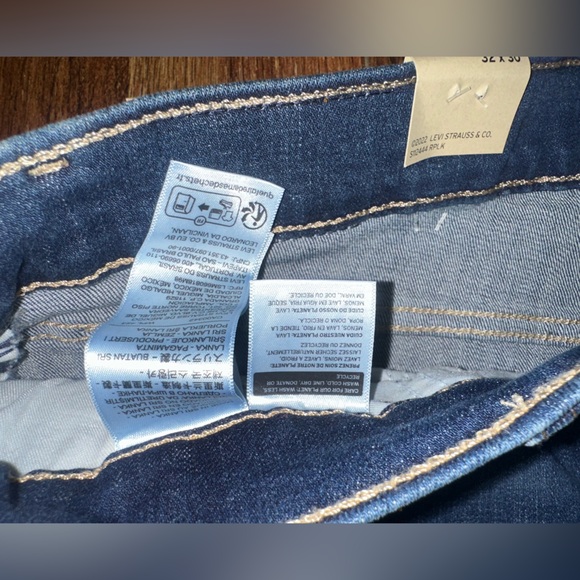 Levi's Women's Navy Skinny Jeans - Picture 6 of 8